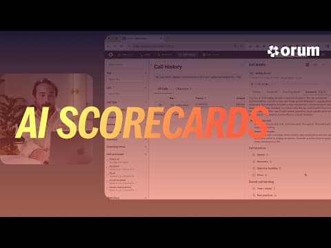 AI Scorecards in Orum