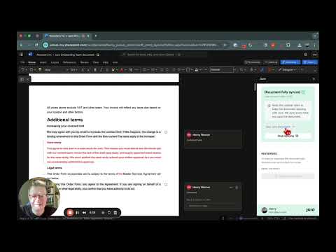 How to negotiate contracts in Word with Juro