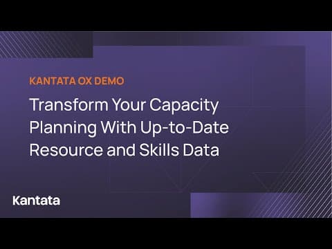 Always Up-to-Date Resource & Skills Data | How Kantata Makes It Easy