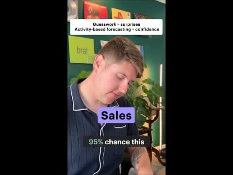 Close Deals FASTER: Automated Sales Forecasting