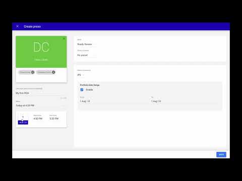Creating your first preso
