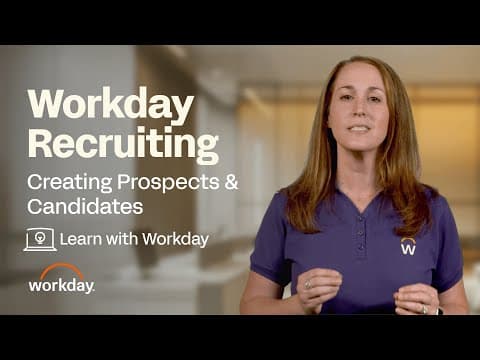 How to Create Prospects & Candidates | Workday Recruiting