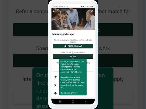 Demo Mobile Referral App: boost referrals by making it easy for employees | CleverConnect [EN]