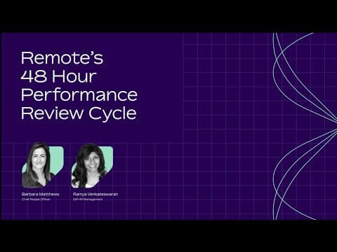Remote's 48-Hour Performance Review Cycle | 1,800 Reviews in 2 Days