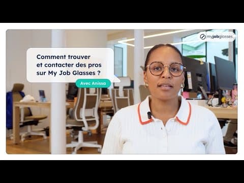 Comment trouver et contacter des pros sur My Job Glasses ?