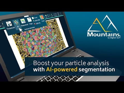 Boost your particle analysis with AI-powered segmentation in Mountains®