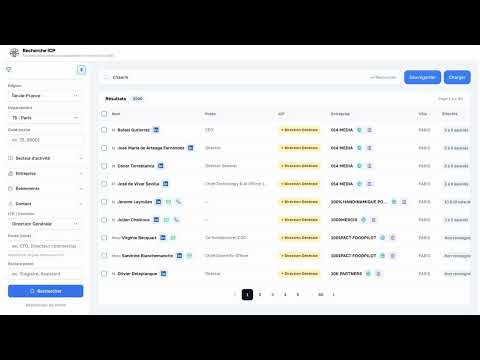 Trouver des leads qualifiés directement dans Charik CRM avec la Recherche ICP