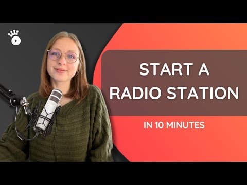 Easiest Way to Launch Your Own Online Radio Station 📻🎙️