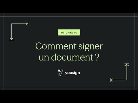 Comment signer un document avec Yousign ?