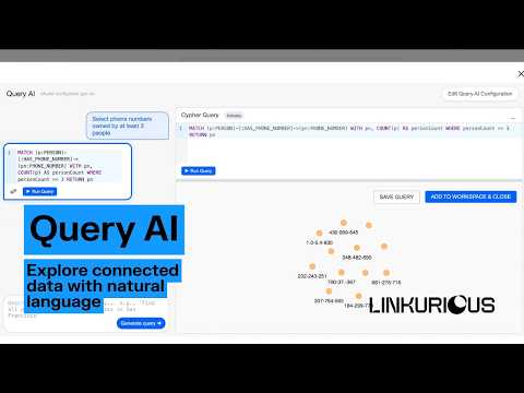 Query AI: Explore graph data with natural language | Linkurious