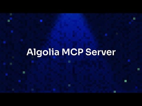 Launching Algolia MCP Server