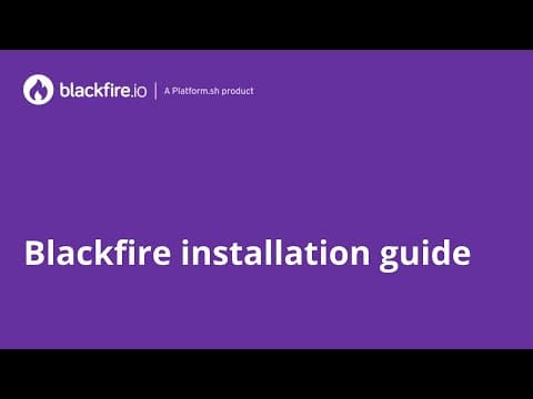 How to install Blackfire