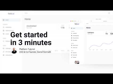 Get started in 3 minutes | Platform tutorial