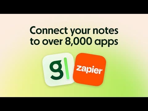 Introducing Granola + Zapier | Your meeting notes, now connected with over 8,000 apps
