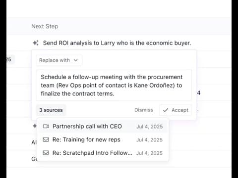 Auto draft Salesforce updates