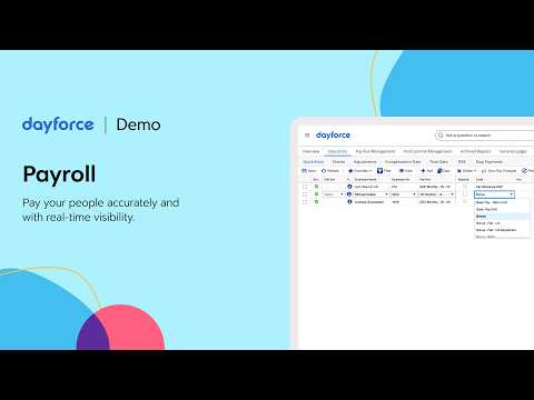 Dayforce Payroll | Real-time payroll accuracy and control