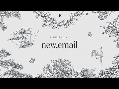 new.email Public Launch