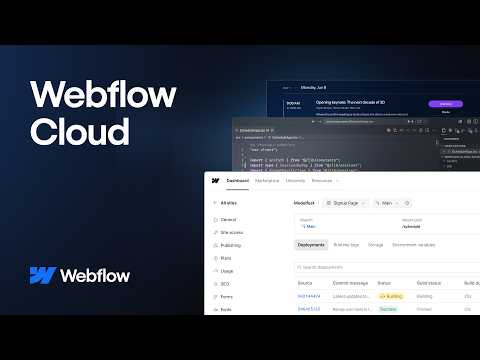 Deploy apps on Webflow Cloud without creating a site
