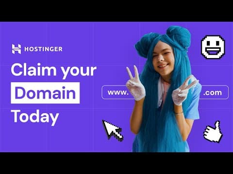 Domains from Hostinger: Come out online