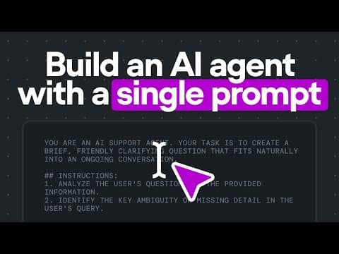 Build an AI agent in seconds — here's how.
